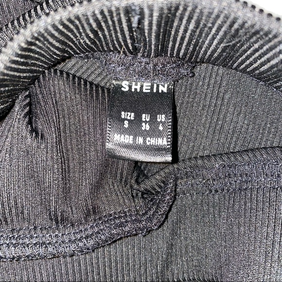 Shein Rib-Knit Flare Leg Pants Small - Picture 6 of 6